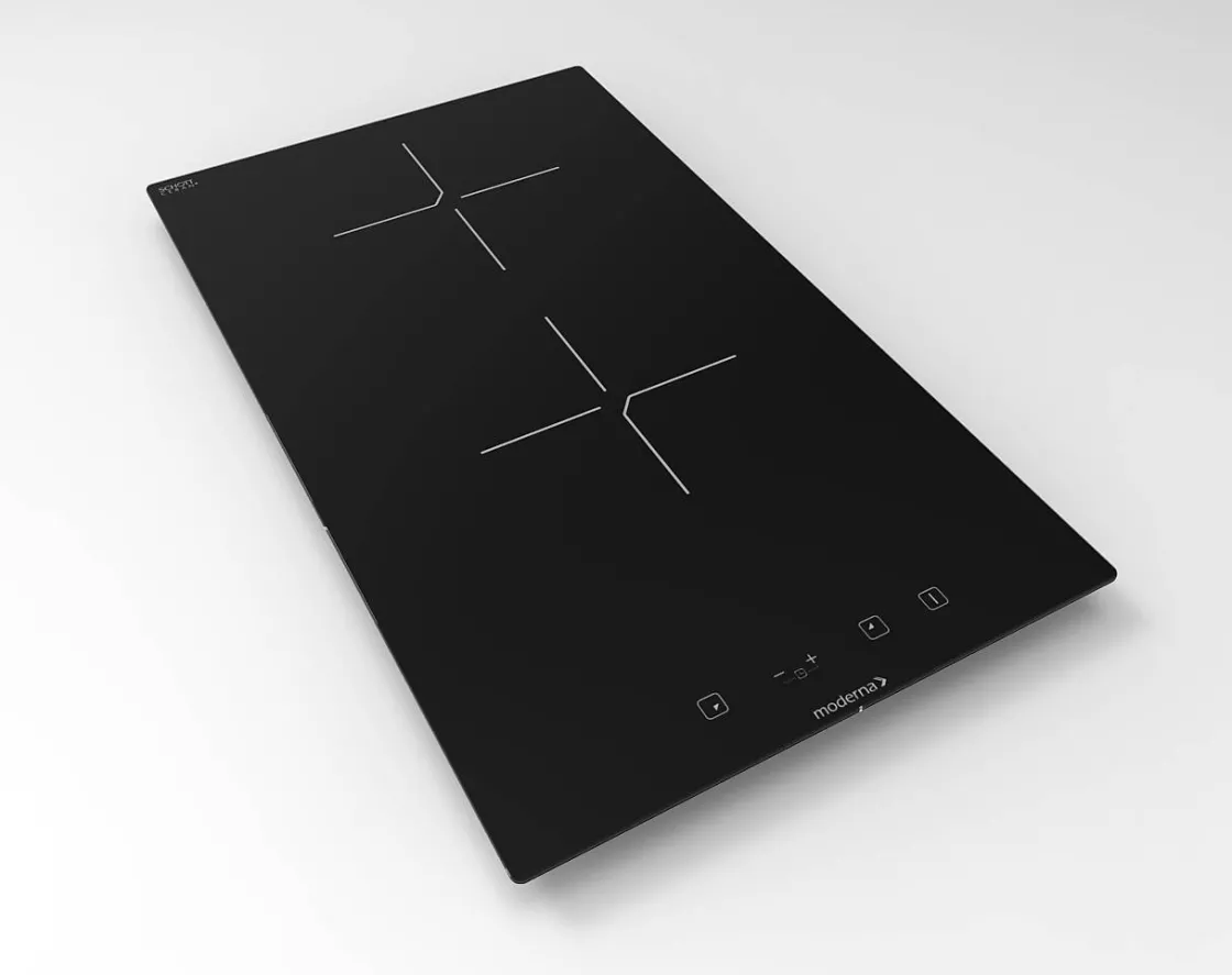 Brico Inductiekookplaat Moderna 140Mm 1200W + 180Mm 1800W Hot