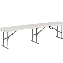 Inklapbare Bank - Kunststof - 183X28X43 Cm - Campingbank-Brico Hot