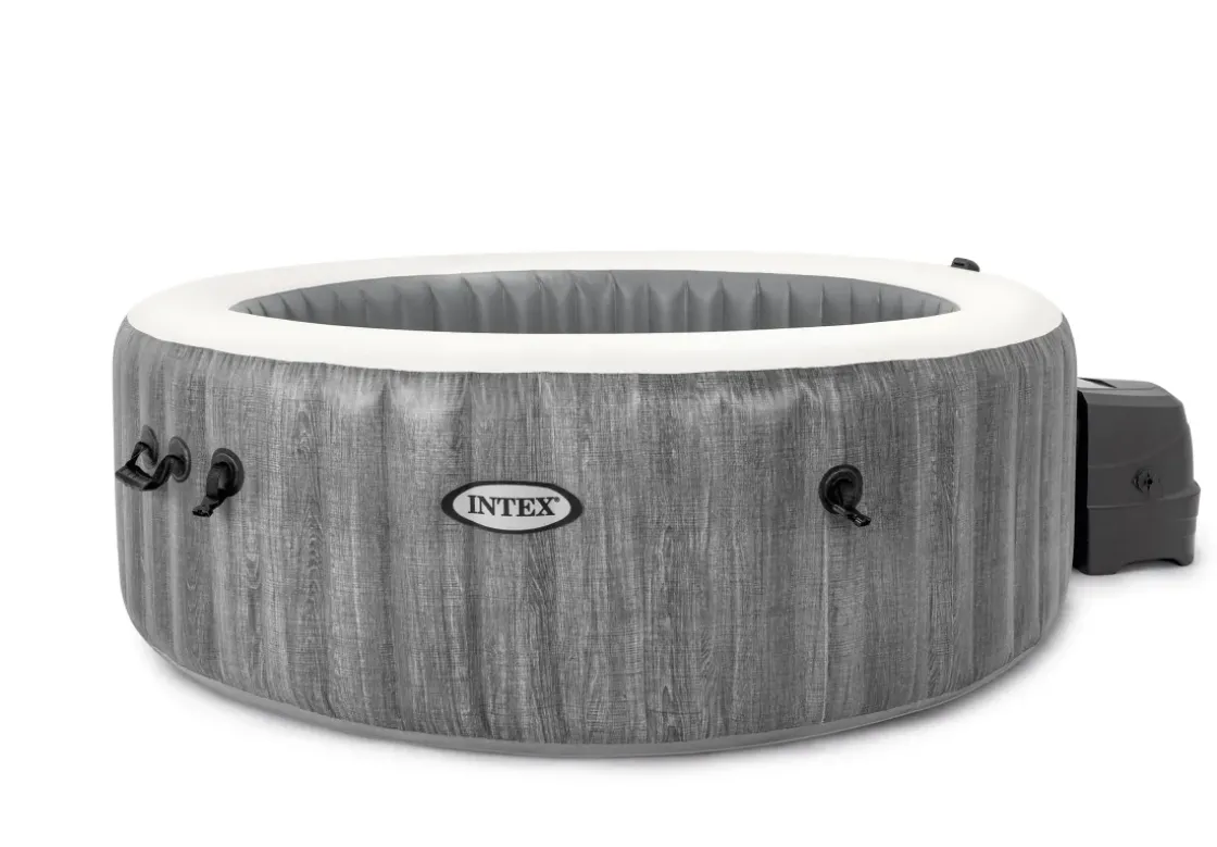 Intex Bubbelbad Purespa Bubble Greywood 4 Personen O196X71Cm-Brico