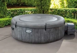 Intex Bubbelbad Purespa Bubble Greywood 4 Personen O196X71Cm-Brico