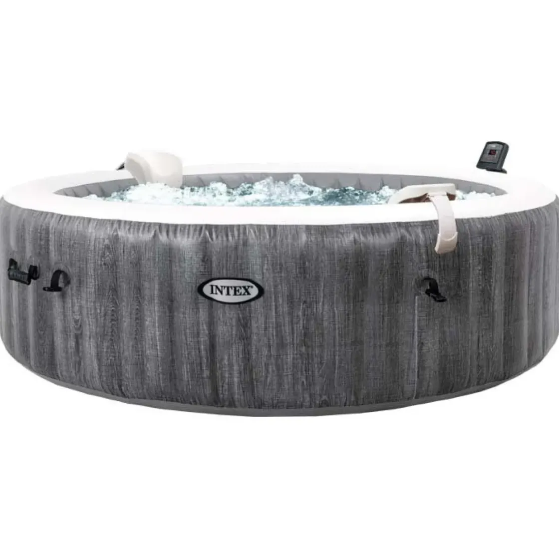 Intex Bubbelbad Purespa Bubble Greywood 4 Personen O196X71Cm-Brico
