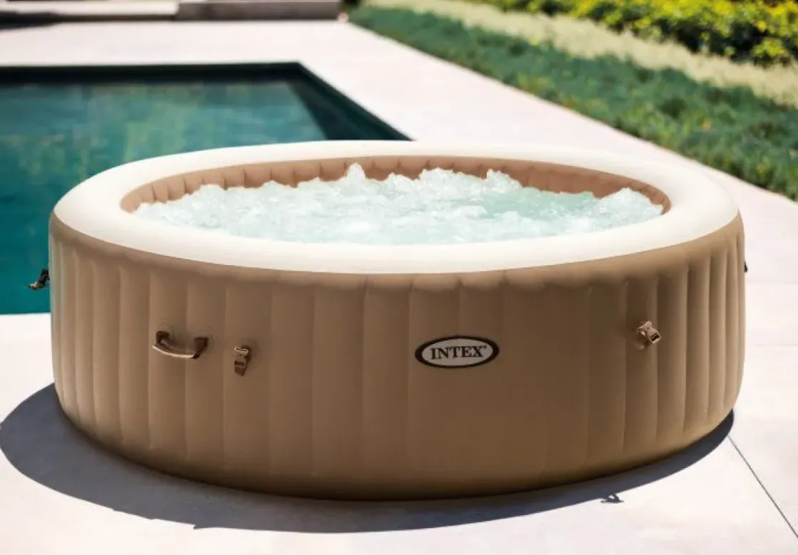 Intex Bubblebad Purespa Sahara 6Personen Beige O216X71Cm-Brico Best