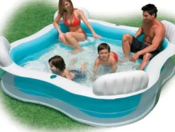 Intex Opblaasbaar Zwembad Family 229X229X46Cm-Brico