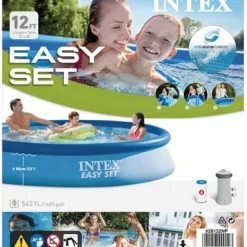 Intex Opblaaszwembad Easy Set O366X76Cm-Brico New