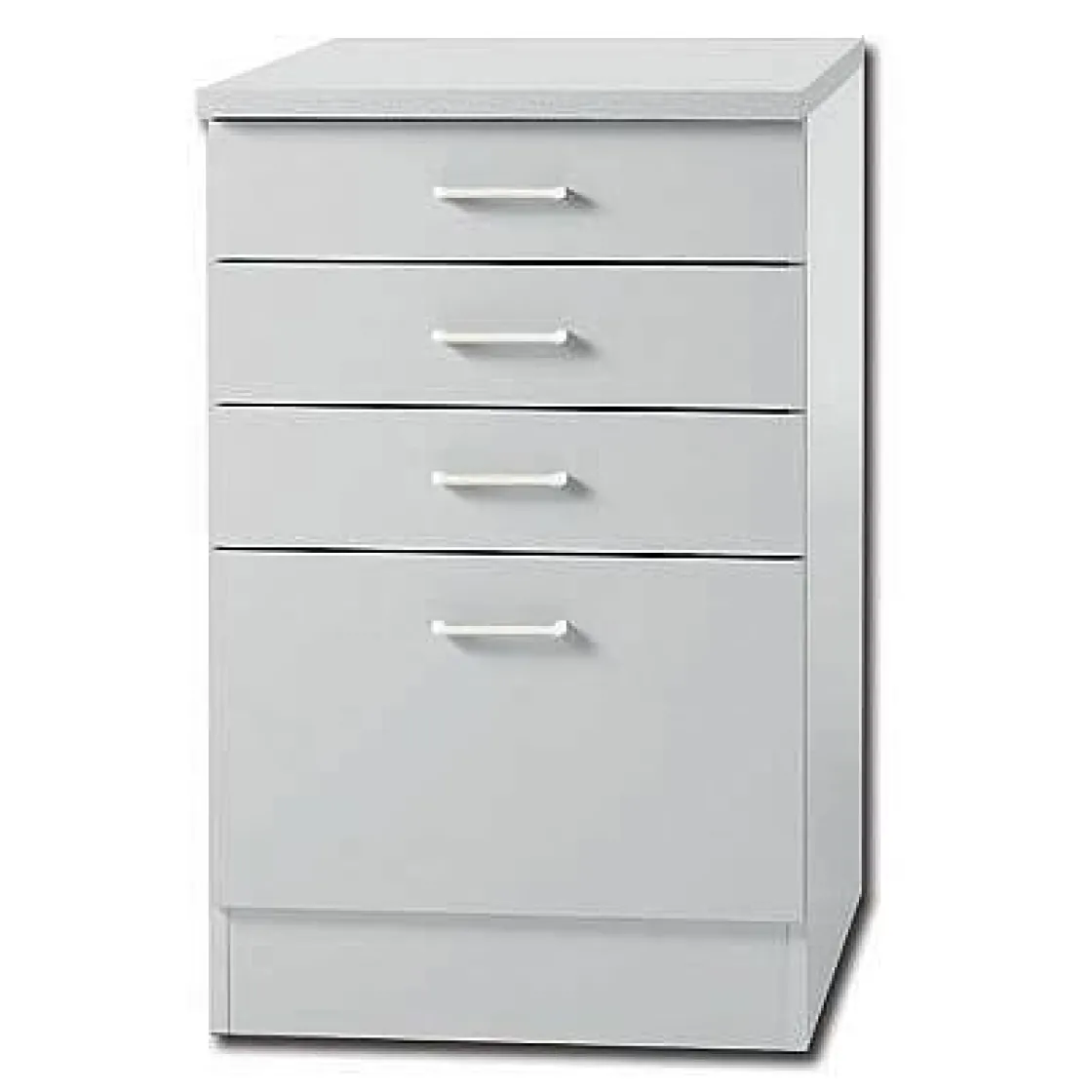 Brico Jaka Ondrekast Keuken 'Klassik50' Wit 4 Lades 50 Cm Clearance