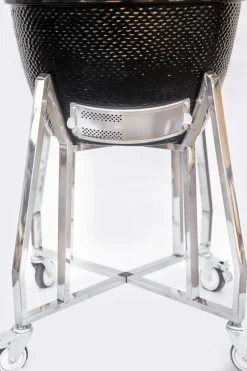 Keramisch Barbecue Alleskunner 18 Inch Zwart + Trolley-Brico Clearance