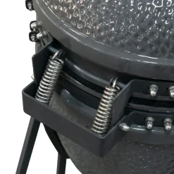 Keramisch Barbecue Kamado Zwart 63X53X101Cm-Brico Online