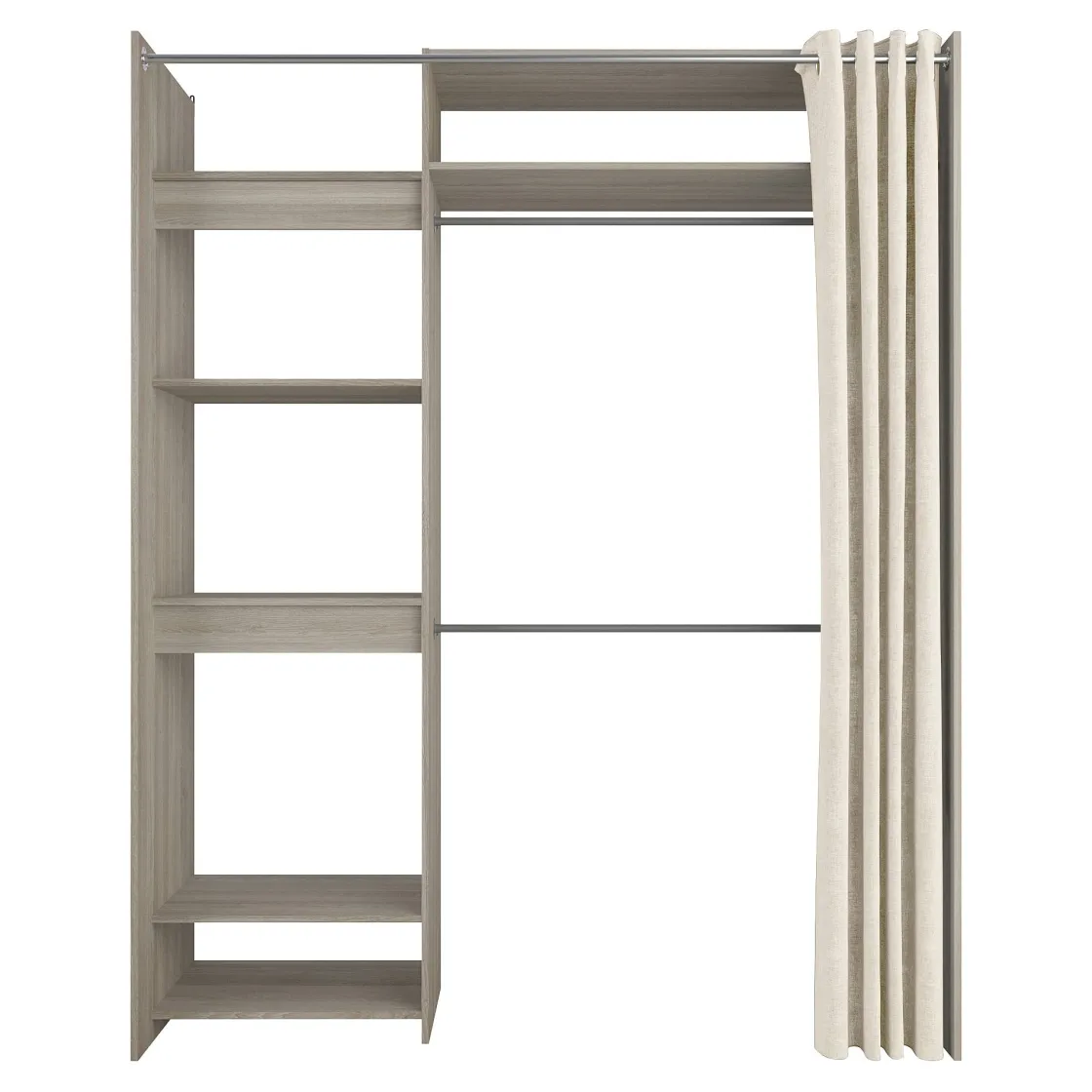 Brico Kesta Kledingkast Odeon Bruin New