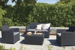 Keter Balkon Loungeset Mia + Opbergbox 4-Delig-Brico Clearance