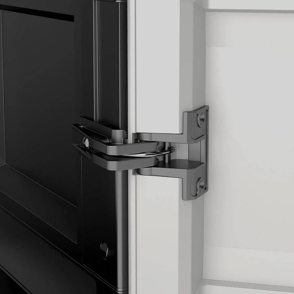 Brico Keter Gear Hoge Opbergkast 39X68X182Cm Zwart/Grijs Clearance