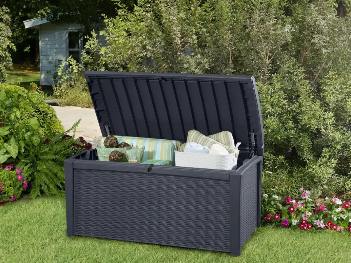 Keter Kussenbox Borneo Antraciet 129,5X62,5Cm-Brico Sale