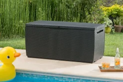 Keter Kussenbox Capri Antraciet 123X57Cm-Brico Discount