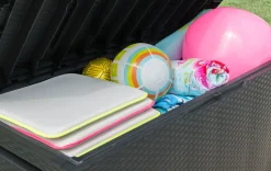 Keter Kussenbox Capri Antraciet 123X57Cm-Brico Discount