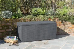 Keter Kussenbox Capri Antraciet 123X57Cm-Brico Discount