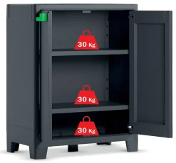 Brico Keter Lage Kast Moby Antraciet Discount