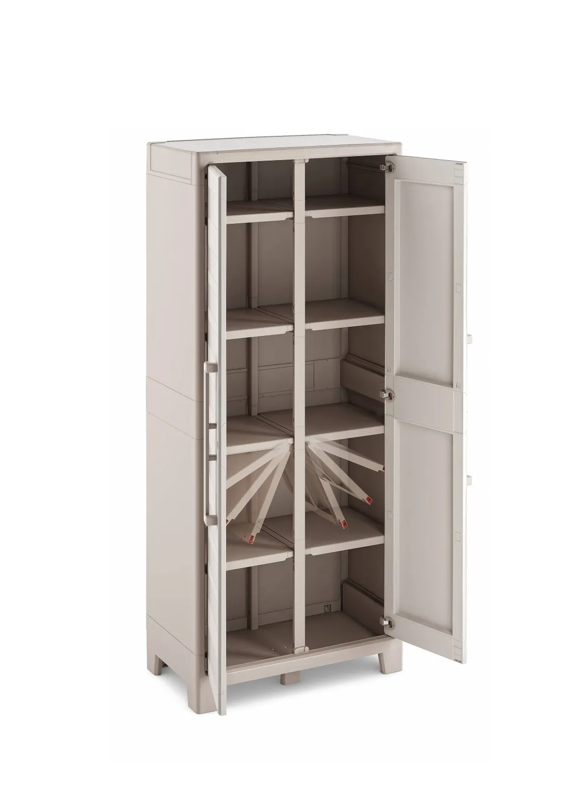 Brico Keter Multispace Kast Guilliver 80X182Cm Zand/Beige Discount