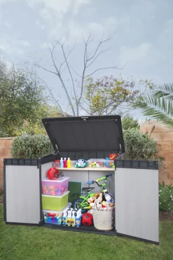 Keter Opbergkast Elite Store Antraciet 123,5X82Cm-Brico Clearance