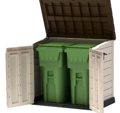 Keter Opbergkast Store It Out Max Beige/Bruin 146X125Cm-Brico Clearance