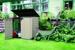 Keter Opbergkast Store It Out Max Beige/Bruin 146X125Cm-Brico Clearance