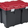 Brico Keter Opbergkoffer Explorer 185L Zwart/Rood Clearance