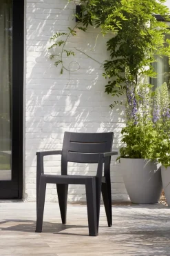 Keter Tuinstoel Julie Grafiet 61,5X58,5X79Cm-Brico Sale