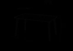 Keter Tuintafel Metalea Gietijzer 146X87X75Cm-Brico Outlet