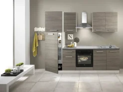 Brico Keukenblok Guilia 250Cm Bruin Outlet