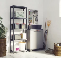 Brico Kis Plus 60/5 Kunststof Opbergrek Met 5 Legborden Hot