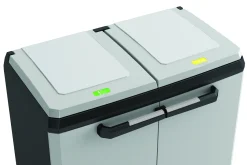 Brico Kis Recycling Kast Split Premium Grijs 2X110L Hot