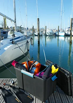 Brico Kis Scuba Opbergbox Xl 110L Zwart/Blauwe Hot