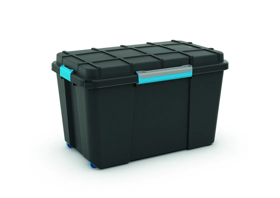 Brico Kis Scuba Opbergbox Xl 110L Zwart/Blauwe Hot