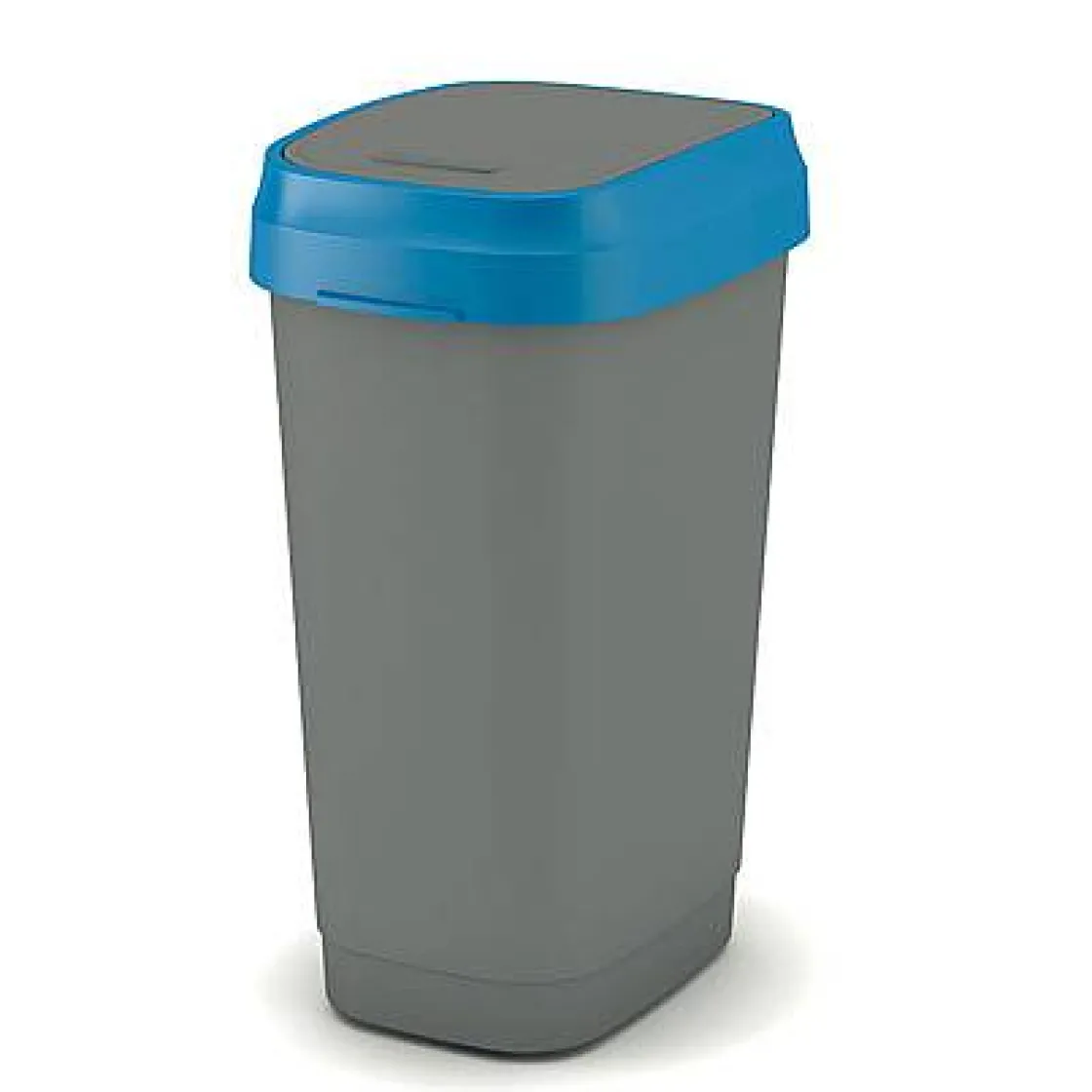 Brico Kis Vuilsnisbak 'Dual Swing Eco' Blauw En Grijs 50 L Sale