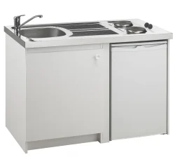 Brico Kitchenette Eco Aanrecht Rvs 120X60X5Cm Met 2 Ingebouwde Kookplaten 2X1500W Discount