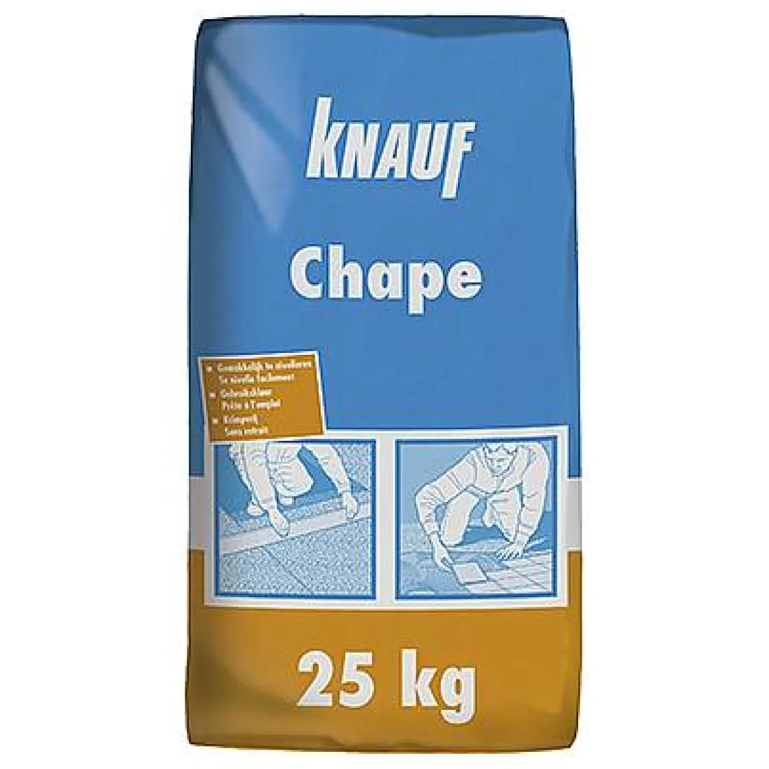 Brico Knauf Mortel Voor Ondervloer 'Chape' 25 Kg