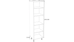 Brico Kolomkast Keuken Modulo Wit 60Cm Sale