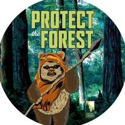 Brico Komar Dots Star Wars Bescherm Het Bos Sticker O125Cm Discount