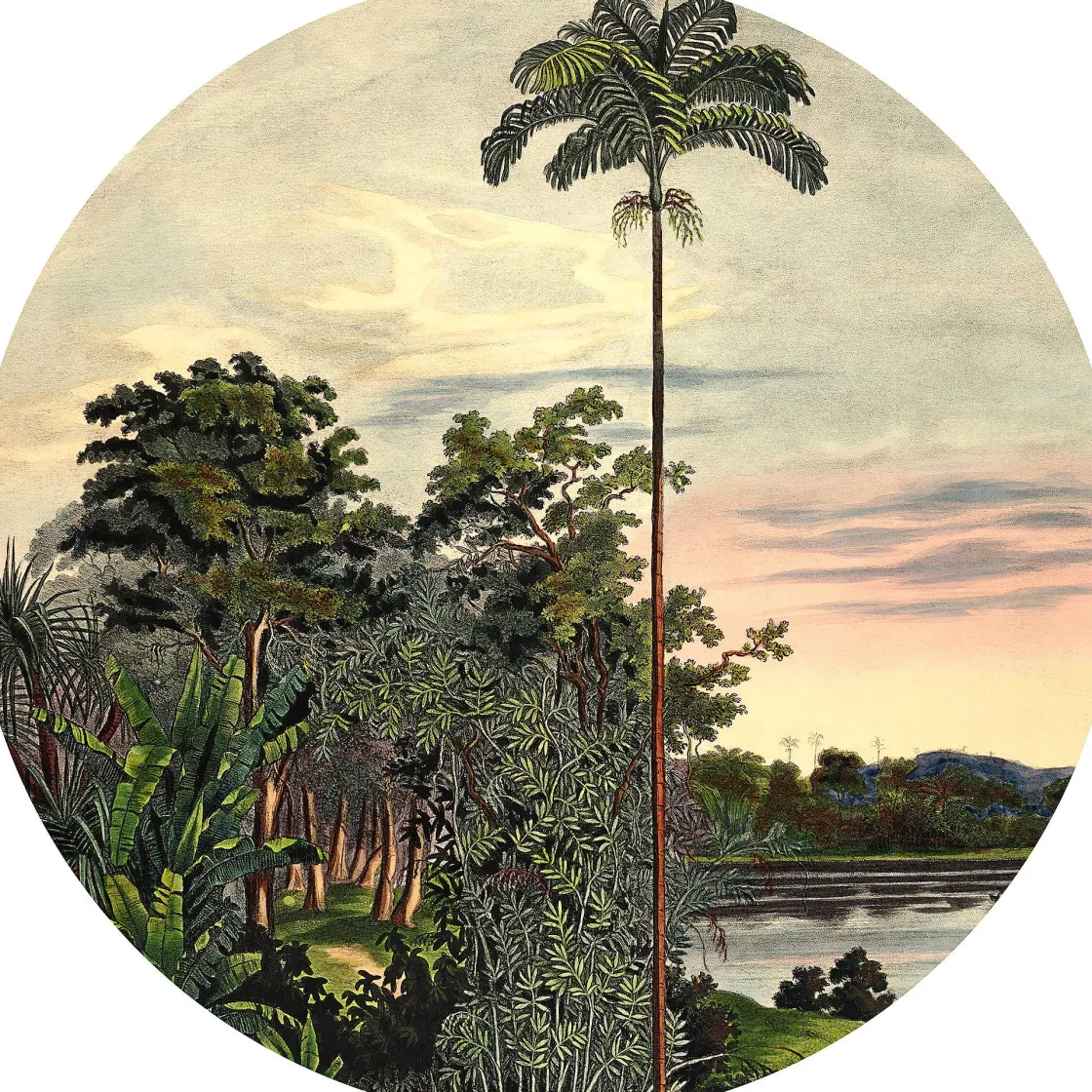 Brico Komar Dots Sticker Vintage Landscape Outlet