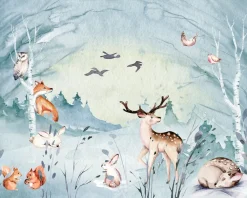 Komar Fotobehang Animal Sleepover-Brico