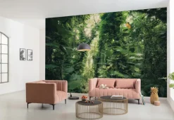 Komar Fotobehang Green Leaves-Brico Online