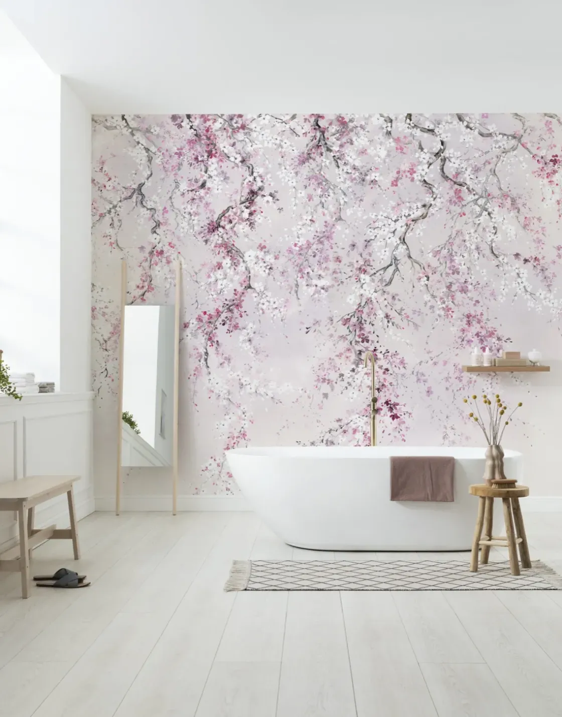 Komar Fotobehang Kirschbluten 300X280Cm-Brico Online