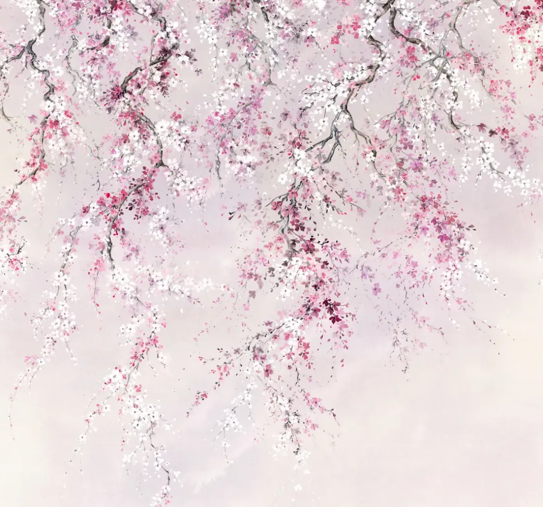 Komar Fotobehang Kirschbluten 300X280Cm-Brico Online
