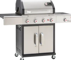 Landmann Gasbarbecue Triton Maxx Pts 4.1 Zilver 15,5Kw 142X120X56,5Cm-Brico Outlet