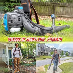 Brico Lawnmaster - 31Cc Rugzak Thermische Blazer Met Elektrische Start Best