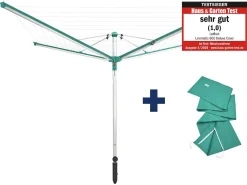 Brico Leifheit Droogmolen Linomatic 600 Deluxe + Groene Hoes Outlet