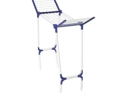 Brico Leifheit Droogrek Pegasus Solid Compact 120 Wit/Blauw Hot