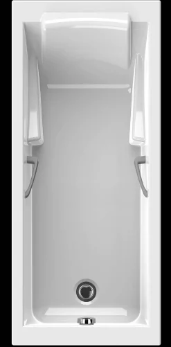 Brico Lodge Rechthoekig Bad - 180 X 80 X 53,5-55,5 Cm - Puretex® Clearance