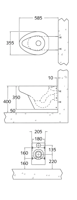 Brico Loggere Wandcloset Robusto I Rvs New
