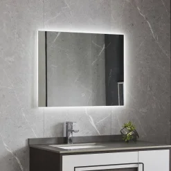 Brico Lomazoo Badkamerspiegel Bryce Met Led Verlichting 60 X 80 Cm Outlet