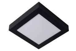 Brico Lucide Plafondlamp Brice Zwart 22W Hot