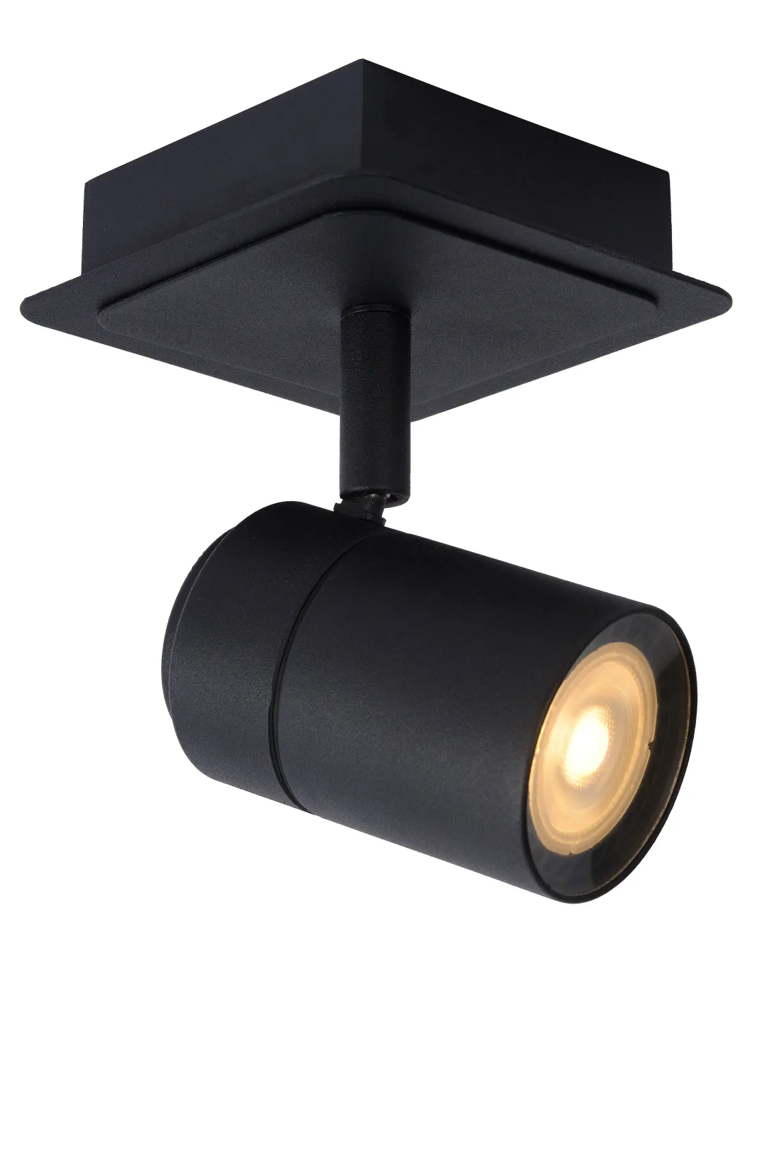 Brico Lucide Plafondspot Lennert Zwart Gu10 5W Online